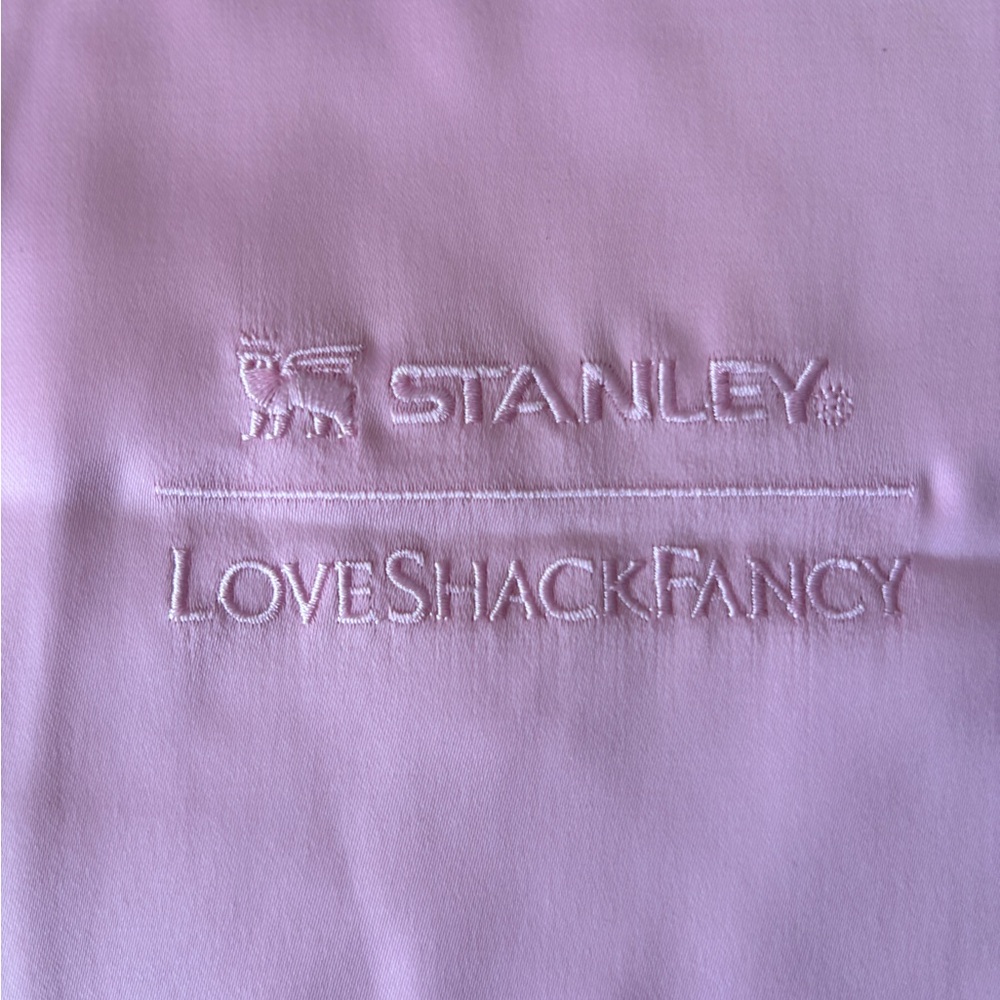LoveShackFancy Pink Silk Stanley Bag - Picture 2 of 2